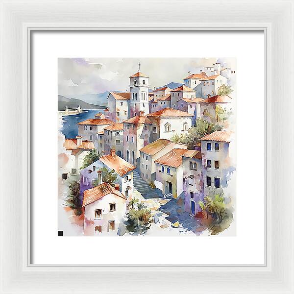 Timeless Village - Framed Print