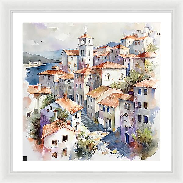 Timeless Village - Framed Print