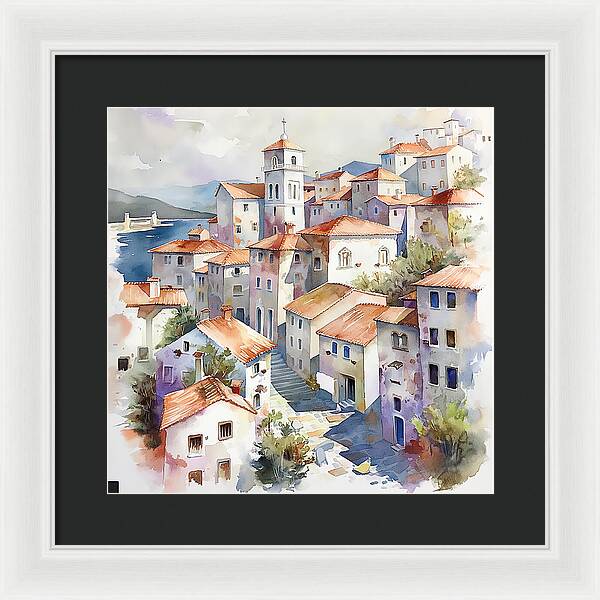Timeless Village - Framed Print