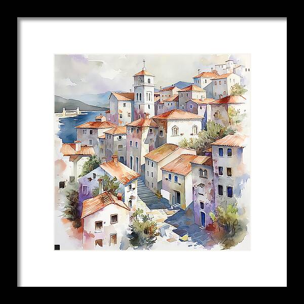 Timeless Village - Framed Print