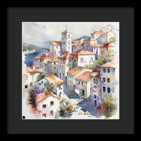 Timeless Village - Framed Print