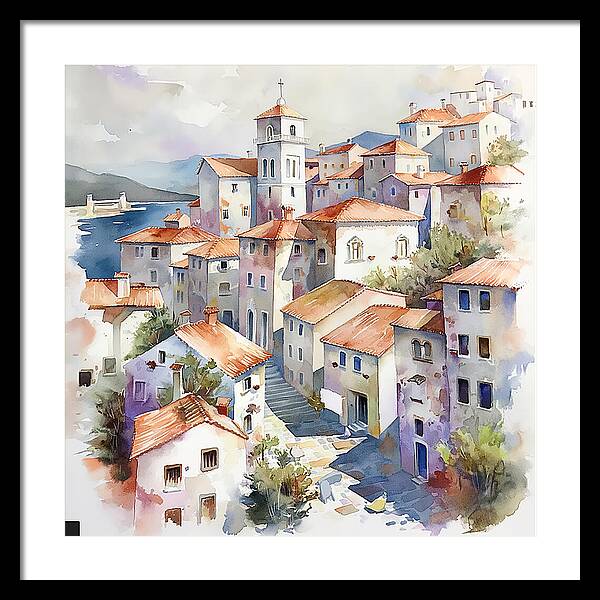 Timeless Village - Framed Print