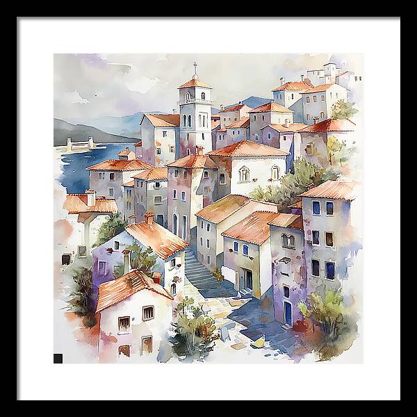 Timeless Village - Framed Print