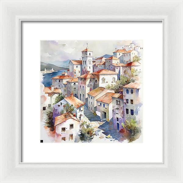 Timeless Village - Framed Print
