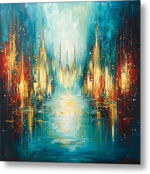 Veil of Light - Metal Print