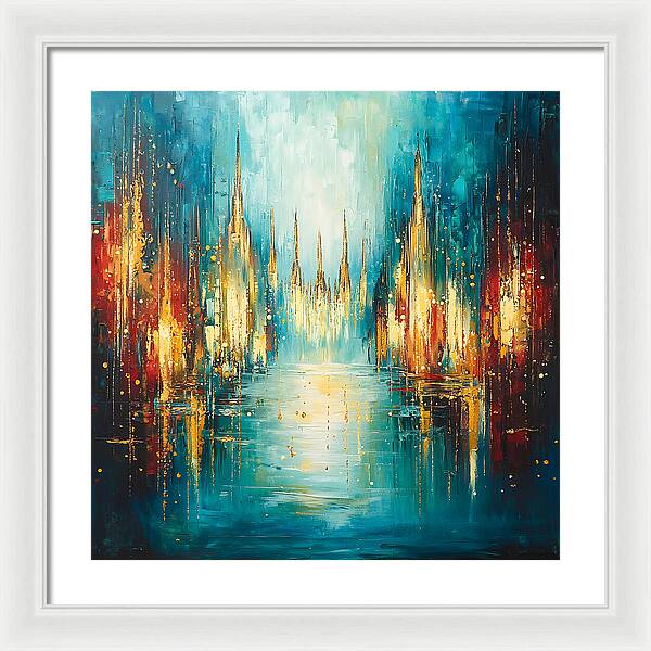 Veil of Light - Framed Print