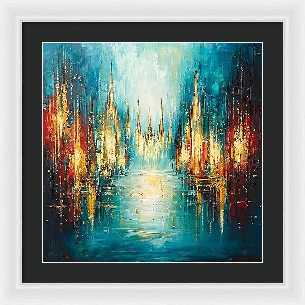 Veil of Light - Framed Print