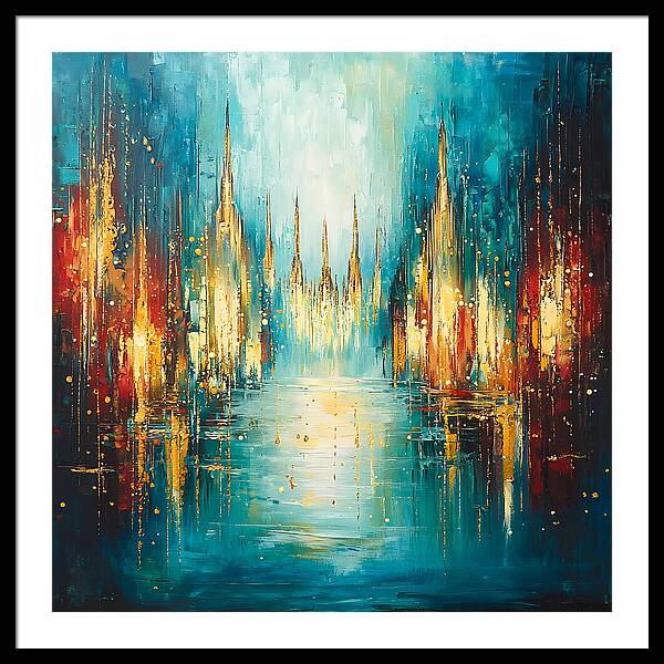 Veil of Light - Framed Print