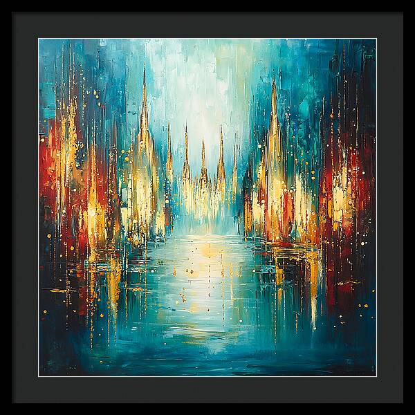 Veil of Light - Framed Print