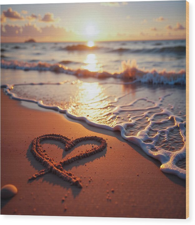 Waves of Emotion - Wood Print