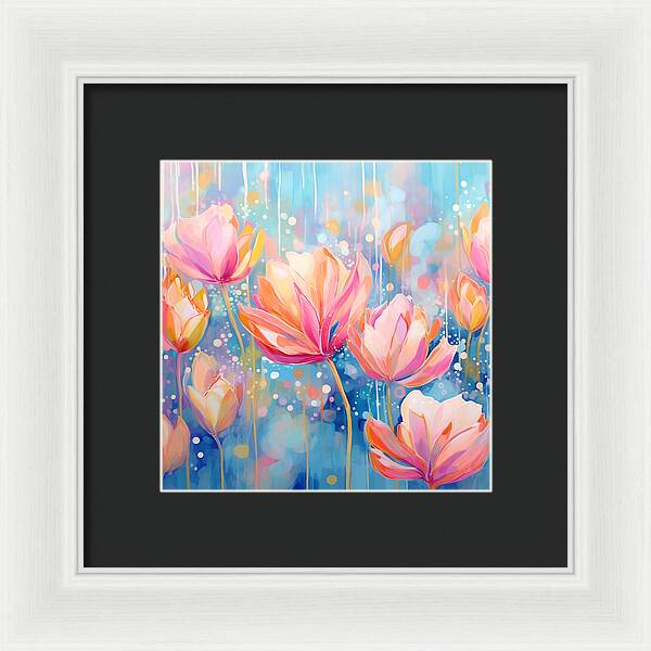 Whispering Petals - Framed Print