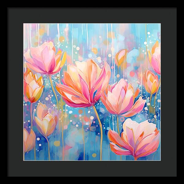 Whispering Petals - Framed Print