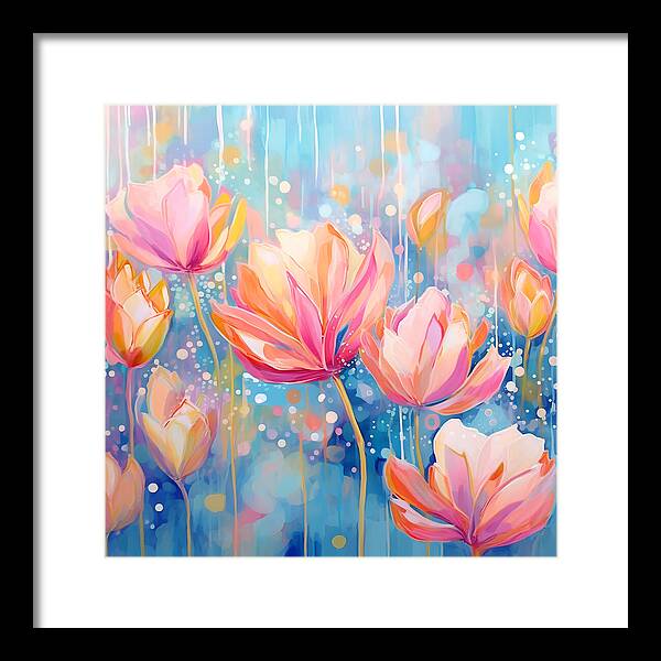 Whispering Petals - Framed Print