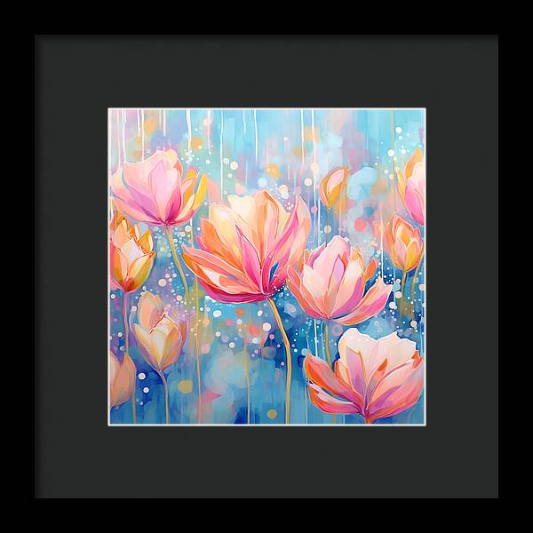 Whispering Petals - Framed Print