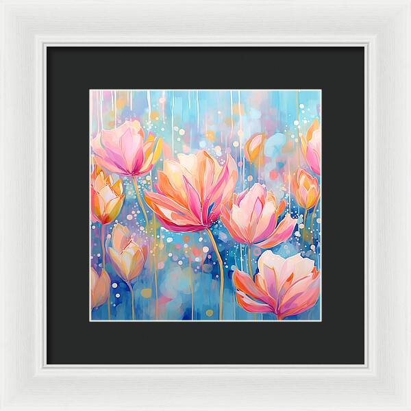 Whispering Petals - Framed Print