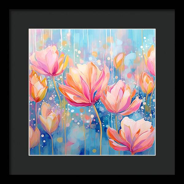 Whispering Petals - Framed Print