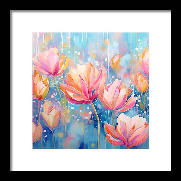 Whispering Petals - Framed Print