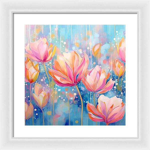 Whispering Petals - Framed Print