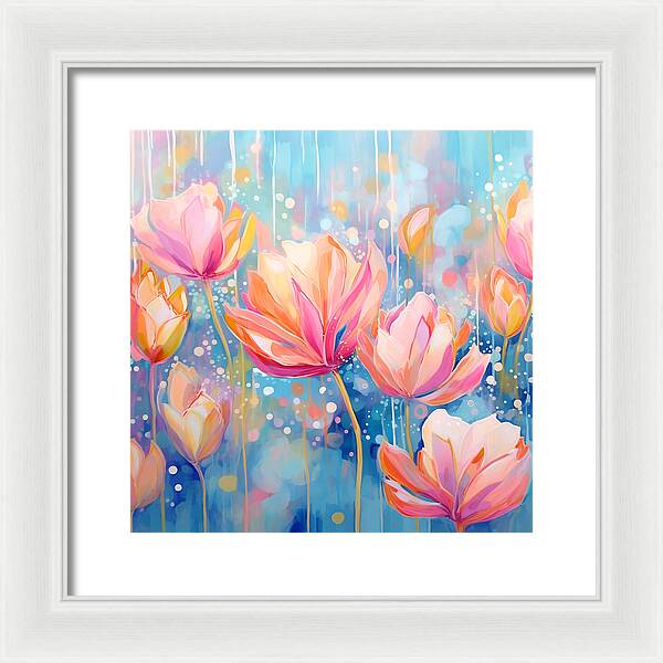 Whispering Petals - Framed Print