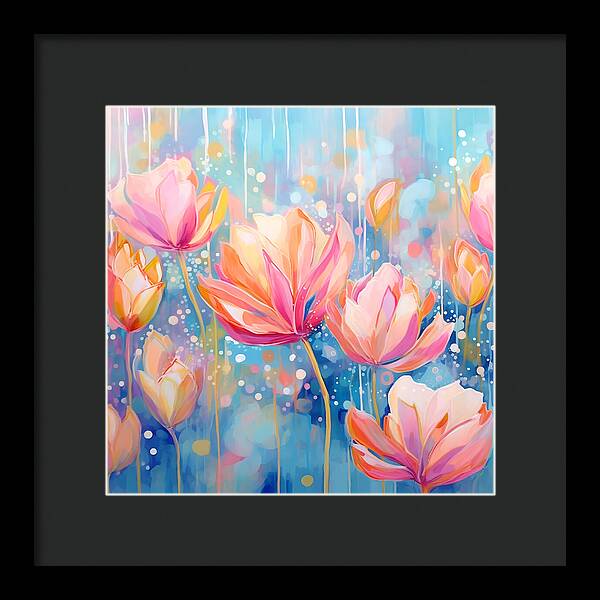 Whispering Petals - Framed Print