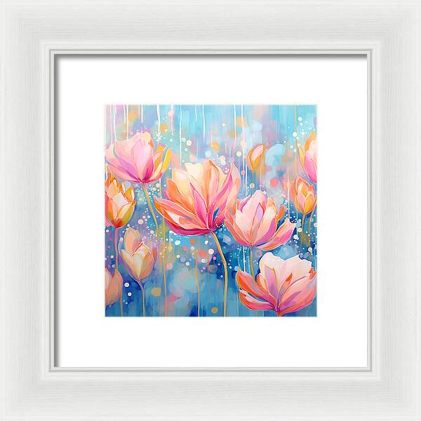 Whispering Petals - Framed Print