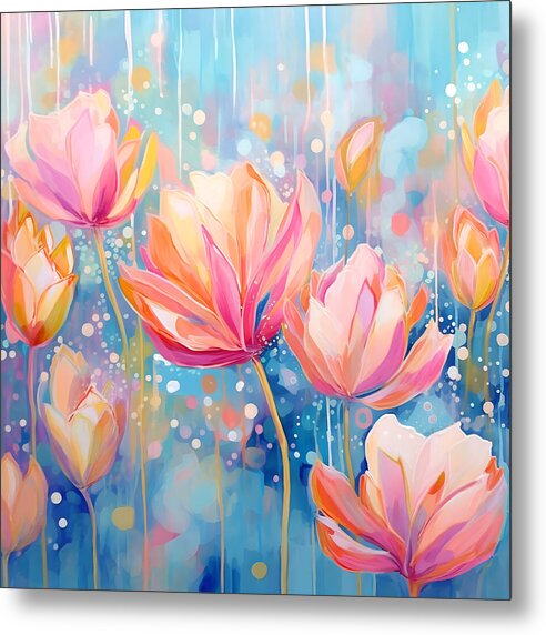 Whispering Petals - Metal Print