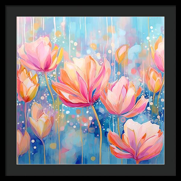 Whispering Petals - Framed Print