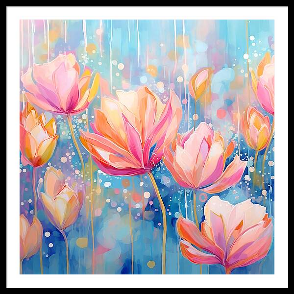 Whispering Petals - Framed Print