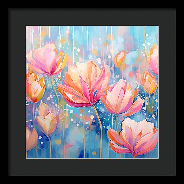 Whispering Petals - Framed Print