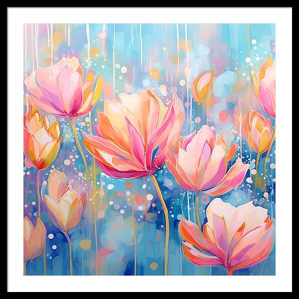 Whispering Petals - Framed Print