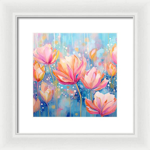 Whispering Petals - Framed Print