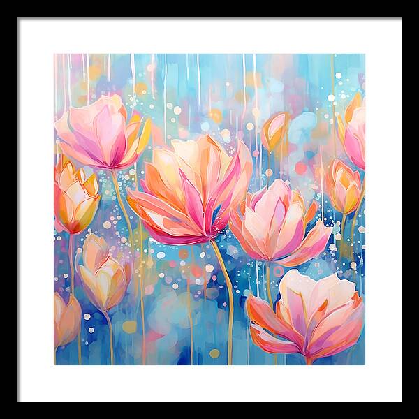 Whispering Petals - Framed Print