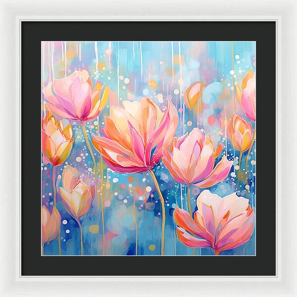 Whispering Petals - Framed Print