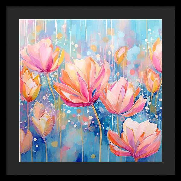 Whispering Petals - Framed Print