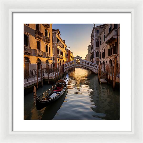 Whispers of the Waterways - Framed Print