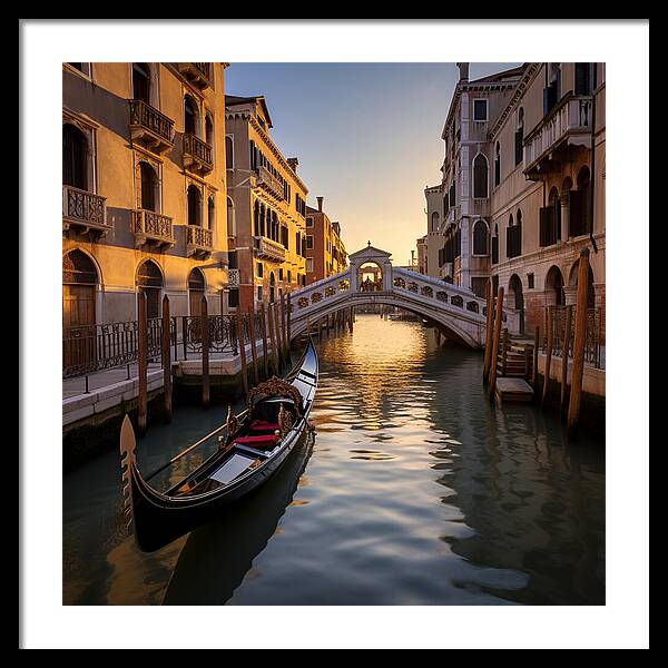 Whispers of the Waterways - Framed Print