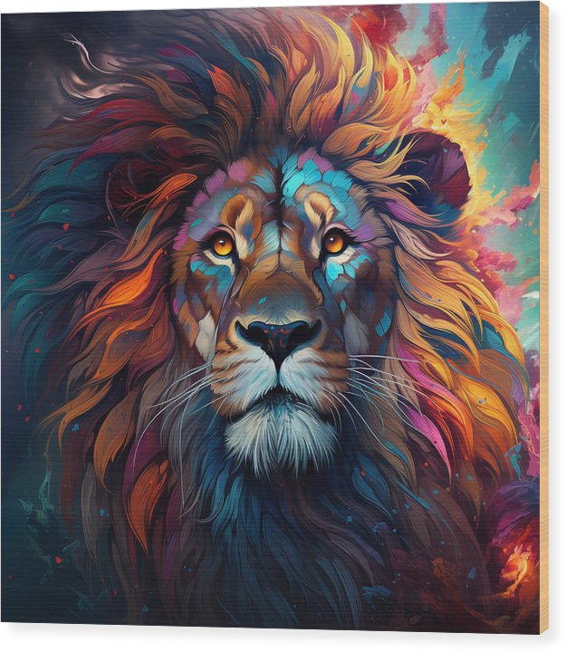 Cosmic King - Wood Print