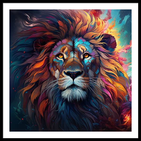 Cosmic King - Framed Print