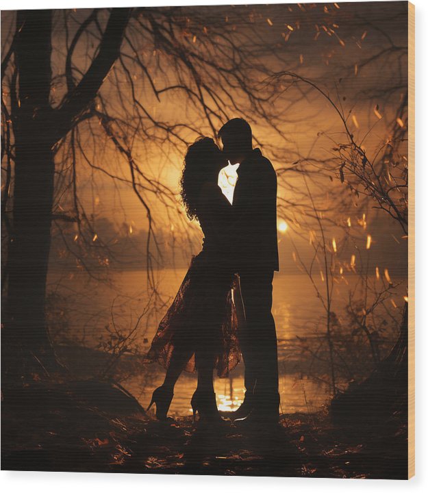 Eternal Sunset - Wood Print