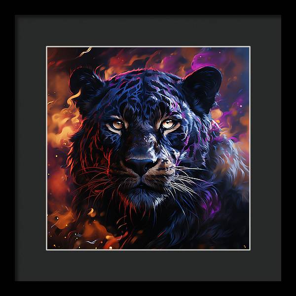 Luminous Stealth - Framed Print