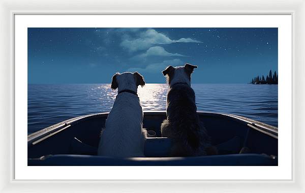 Nightime Navigators - Framed Print