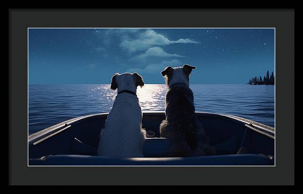 Nightime Navigators - Framed Print