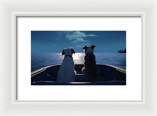 Nightime Navigators - Framed Print