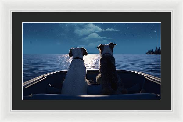 Nightime Navigators - Framed Print