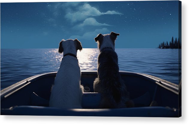 Nightime Navigators - Acrylic Print
