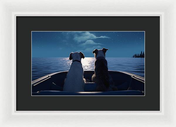 Nightime Navigators - Framed Print