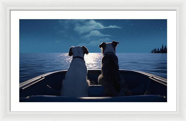 Nightime Navigators - Framed Print