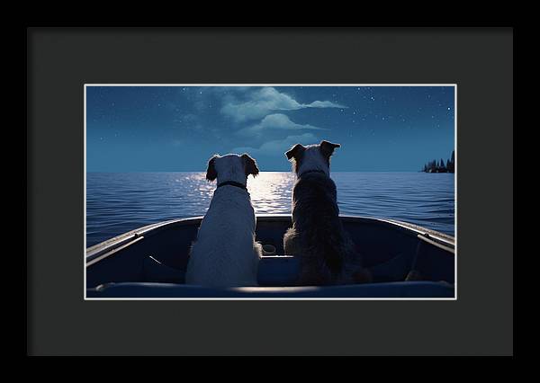 Nightime Navigators - Framed Print