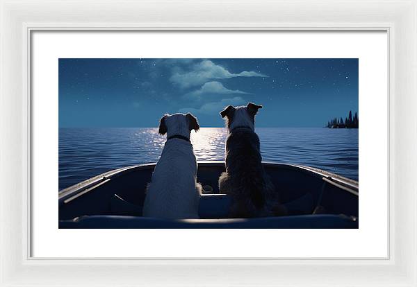 Nightime Navigators - Framed Print