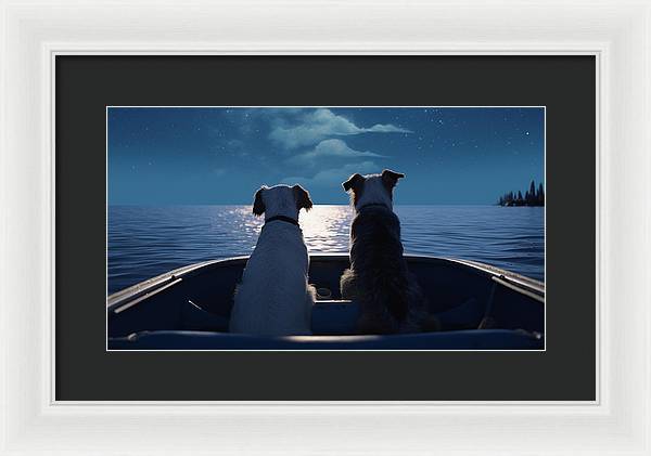 Nightime Navigators - Framed Print